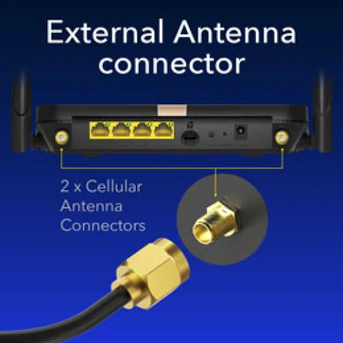 CUDY 4G Router LT500D AC1200  with Detachable Antennas