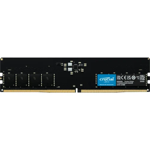 CRUCIAL RAM DIMM 16GB CT16G56C46U5, DDR5, 5600MHz, CL46, SINGLE TRAY, 2YW.
