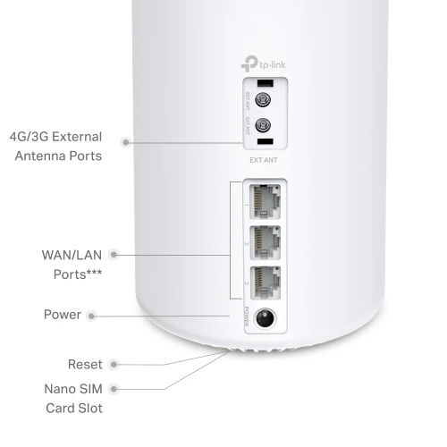 TP-LINK Deco X10-4G WiFi 6 AX1500 Whole Home Mesh Gateway