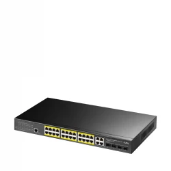 CUDY Switch GS2028PS4 24-GbE PoE L2 Managed with 4 Gigabit Combo Ports