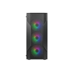 CC-COUGAR Case MX110 Mesh-G RGB Tempered Glass Middle ATX Black (4x120mm RGB fans preinstalled)