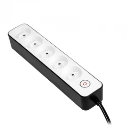 BORMANN BCR1012 Πολύμπριζο 5 Θέσεων Σούκο 3x1.5mm με Διακόπτη BORMANN BCR1012