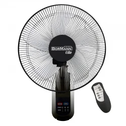 BORMANN Elite BFN7110 Ανεμιστήρας Τοίχου 50W με Τηλεχειριστήριο,Μαύρος