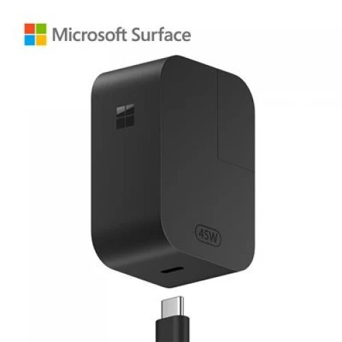 Charger Microsoft Surface 45W USB-C Universal Black AC Indoor