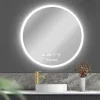 BRUNO καθρέφτης μπάνιου LED BRN-0201, στρόγγυλος, 24W, Φ80cm, IP67