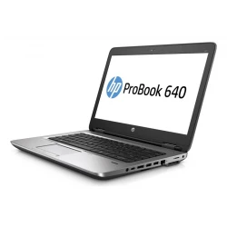 HP Laptop ProBook 640 G2, Refurbished Grade A, i5-6300U, 8/256GB M.2, Cam, 14", HD Graphics 520, FreeDOS
