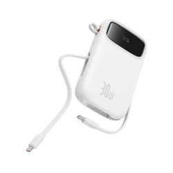 Baseus Powerbank QPow 2 20000mAh 30W 2xUSB-C white (P10055009213-00) (BASP10055009213-00)