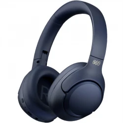 QCY H3 High-Res Headset Blue - w. Mic, Hybrid Feed Noise Canceling with 4 mode ANC Button - 70h-ΕΚΘΕΣΙΑΚΟ