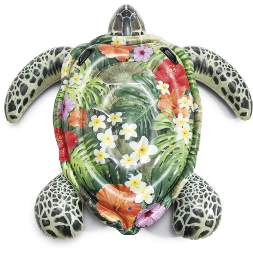 Intex Παιδικό Φουσκωτό Ride On Θαλάσσης Χελώνα με Χειρολαβές