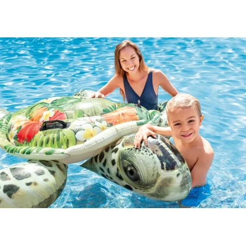 Intex Παιδικό Φουσκωτό Ride On Θαλάσσης Χελώνα με Χειρολαβές