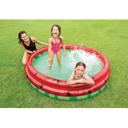 Intex Παιδική Στρογγυλή Πισίνα Φουσκωτή Watermelon 