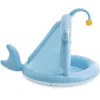 Intex Παιδική Στρογγυλή Πισίνα PVC Φουσκωτή 86x102εκ Fish