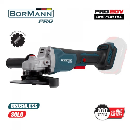 BORMANN Pro BBP3650 Γωνιακός Τροχός Brushless Ρυθμιζόμενος 20V,Li-Ion, SOLO BORMANN Pro BBP3650