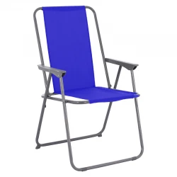 BORMANN BSP1176 Καρέκλα Παραλίας Πτυσσόμενη, Μεταλλικός Σκελετός, Ύφασμα 600D Oxford BORMANN BSP1176