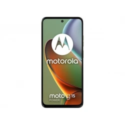 Motorola Smartphone G15 Power, 6.72/MediaTek Helio G81/8GB/256GB/Android 15/Iguana Green (Vegan Leather)