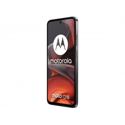 Motorola Smartphone G15, 6.72/MediaTek Helio G81/8GB/512GB/Android 15/Gravity Grey (Vegan Leather)