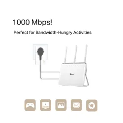 TP-LINK PA7017P AV1000 POWERLINE PASSTHROUGH-ΕΚΘΕΣΙΑΚΟ