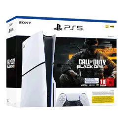 Sony PlayStation 5 Slim Disc Edition 1TB + Call of Duty: Black Ops 6 - White