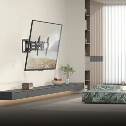 POWERTECH επιτοίχια βάση τηλεόρασης PT-1423, 37-90", 75kg, heavy duty, full motion