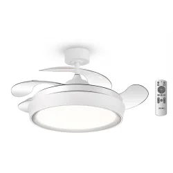 BRUNO BRN-0227 Ανεμιστήρας οροφής με LED φως, AC 82W, 42", O107x47εκ., λευκός