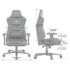 ANDA SEAT Gaming Chair NOVIS ULTRA XL Black Fabric