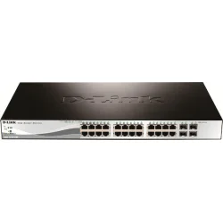 D-Link DGS-1210-28P v1 Managed L2 PoE+ Switch με 28 Θύρες Gigabit (1Gbps) Ethernet και 4 SFP Θύρες