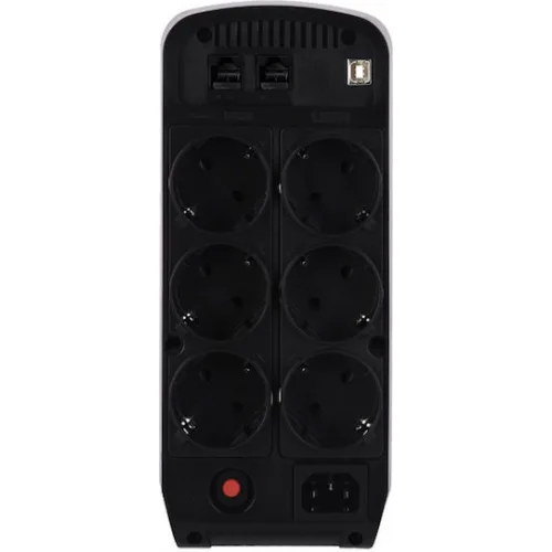 CyberPower CP900EPFCLCD UPS Line-Interactive 900VA 540W με 6 Schuko Πρίζες