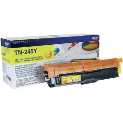 Brother TN-245Y Γνήσιο Toner Laser Εκτυπωτή Κίτρινο High Yield 2200 Σελίδων (TN-245Y)