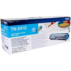 Brother TN-241C Γνήσιο Toner Laser Εκτυπωτή Κυανό 1500 Σελίδων (TN-241C)