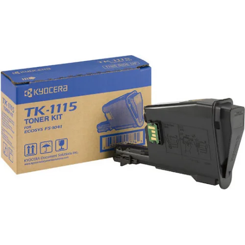 Kyocera TK-1115 Γνήσιο Toner Laser Εκτυπωτή Μαύρο 1600 Σελίδων (1T02M50NL1)