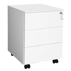 Songmics ντουλάπι αρχείων με 3 συρτάρια και με δυνατότητα κλειδώματος 39 x 45 x 55 cm, λευκό (OFC63WT) (SNGOFC63WT) Songmics ντουλάπι αρχείων με 3 συρτάρια και με δυνατότητα κλειδώματος 39 x 45 x 55 cm, λευκό (OFC63WT) (SNGOFC63WT)