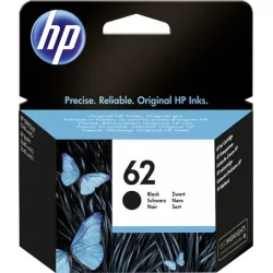 HP 62 Γνήσιο Μελάνι Εκτυπωτή InkJet Μαύρο (C2P04AE)