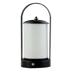 POWERTECH LED επιτραπέζιο φωτιστικό HLL-0192 με λαβή, ρυθμιζόμενο, επαναφορτιζόμενο, μαύρο