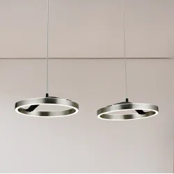 POWERTECH LED φωτιστικό οροφής HLL-0203, 42W, 4000K, 70x30x120cm, ασημί/μαύρο