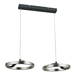 POWERTECH LED φωτιστικό οροφής HLL-0203, 42W, 4000K, 70x30x120cm, ασημί/μαύρο