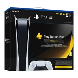 Sony PlayStation 5 Slim Digital Edition 825GB + Playstation Premium 24 Months - White