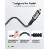 GOOBAY καλώδιο USB-C 74210, USB4, 240W, 40Gbps, 8K/60Hz, 0.50m, γκρι