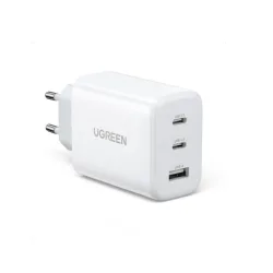 Ugreen Wall charger CD275 2x USB-C 1x USB 65W white (90496B) (UGR90496B)