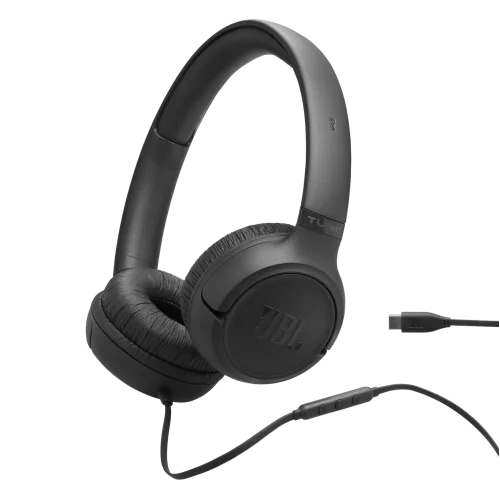 JBL USB-C Wired Headphones Tune 530C Black