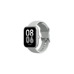 ttec Tempus 47 mm Rectangular Case Smartwatch Silver (2S09WGM) (TTEC2S09WGM)
