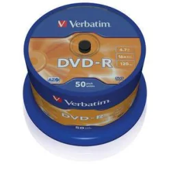 DVD-R VERBATIM 43548 AZO 4.7GB 16X MATT SILVER SURFACE 50