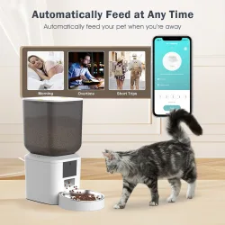 BRUNO smart ταΐστρα κατοικίδιων BRN-0269, 7L, WiFi, λευκή