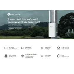 TP-LINK access point ER703WP-4G-Outdoor, WiFi 6, 3000Mbps AX3000, 4G+ Cat6, V1.0
