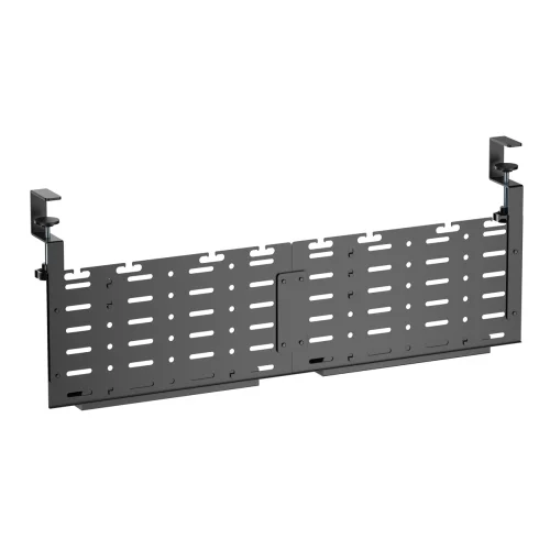 BRATECK cable management γραφείου CC11-20-2, μεταλλικό, 768x63x307mm, μαύρο