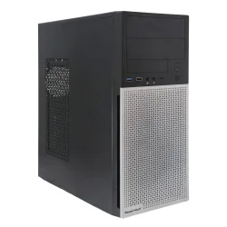 POWERTECH PC Case PT-1563 με 550W PSU, ATX Midi, 376.6x175x408.5mm, μαύρο