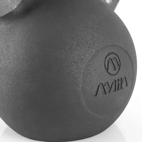 Kettlebell Cast Iron 28 kg - Μαύρο / Γκρι