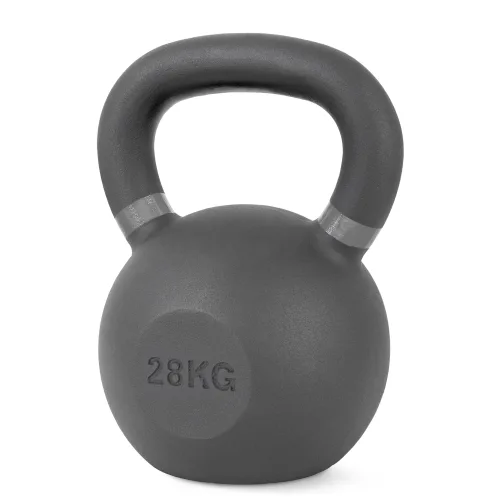 Kettlebell Cast Iron 28 kg - Μαύρο / Γκρι