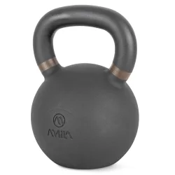 Kettlebell Cast Iron 32 kg - Μαύρο / Καφέ