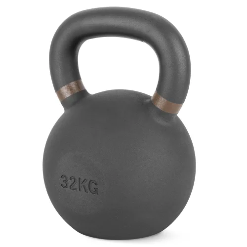 Kettlebell Cast Iron 32 kg - Μαύρο / Καφέ