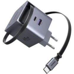 Ugreen Φορτιστής με Θύρα USB-A και Θύρα USB-C και Καλώδιο USB-C 45W (65822) (UGR65822)